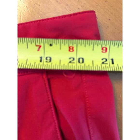 Rhone Resort Shorts Unlined Stretchy Chino Style Pockets In Red Size 40 - Picture 12 of 13
